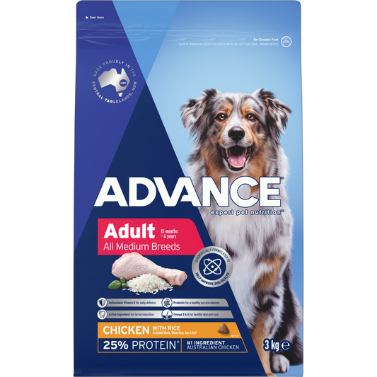 Advance Adult Medium Breed Chicken with Rice Dry Dog Food