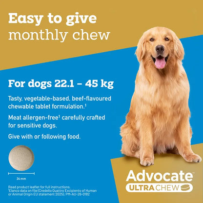 Advocate Ultra Chew for Extra Large Dogs 22.1-45kg