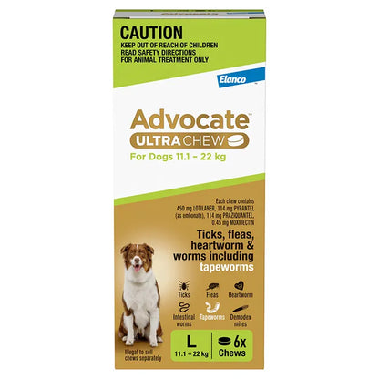 Advocate Ultra Chew for Large Dogs 11.1-22kg