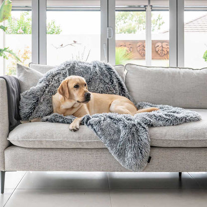 Superior Pet Goods Calming Pet Blanket Water Resistant Dove Grey