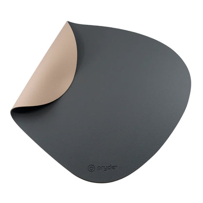 Pryde Reversible Cat Dining Mat Charcoal/Oatmeal