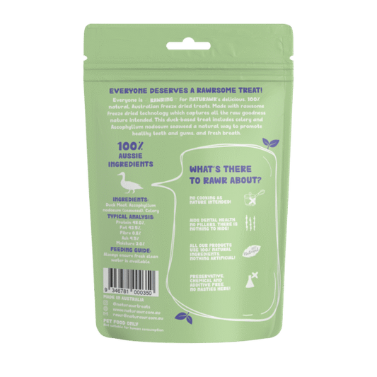 Naturawr Dental Ducks for Dogs 50g
