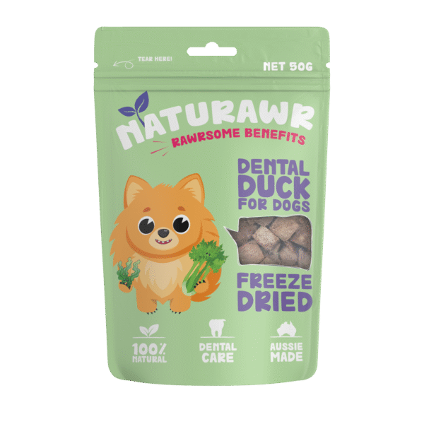 Naturawr Dental Ducks for Dogs 50g