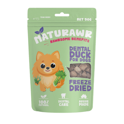 Naturawr Dental Ducks for Dogs 50g
