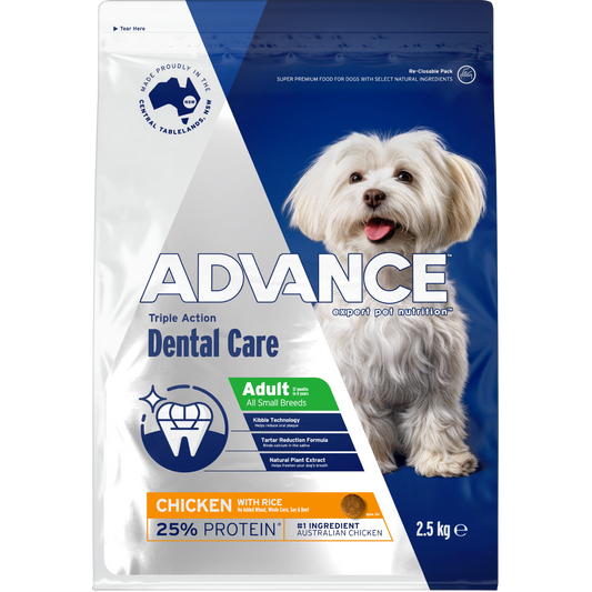 Advance Small Triple Action Dental Care Chicken with Rice Dry Dog Food