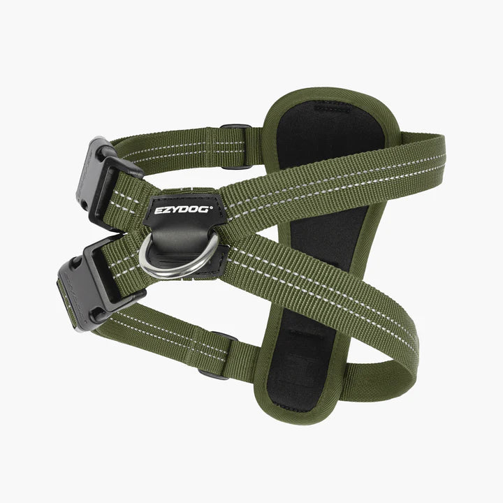 EzyDog Essential Chest Plate Harness Palm Green