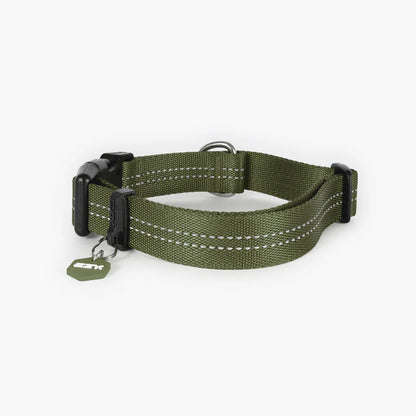 EzyDog Essential Adjustable Collar Palm Green