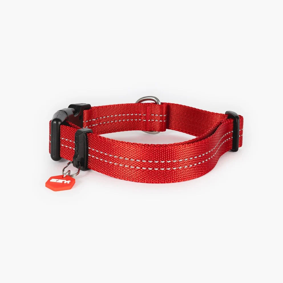 EzyDog Essential Adjustable Collar Red