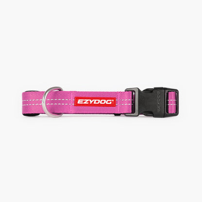 EzyDog Essential Adjustable Collar Pink