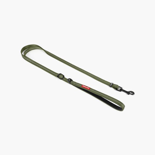 EzyDog Essential Adjustable Leash Palm Green