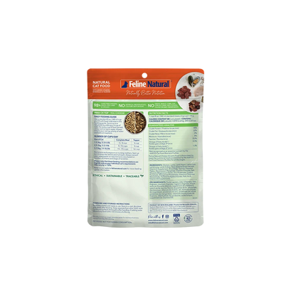 Feline Natural Grain-Free Freeze-Dried Chicken & Lamb Cat Food
