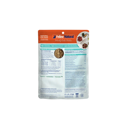 Feline Natural Grain-Free Freeze-Dried Beef & Hoki Cat Food