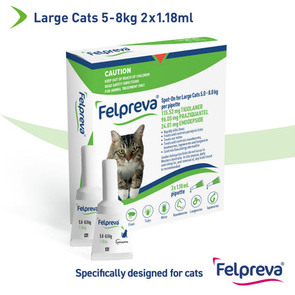 Felpreva Large Cat Spot On 5-8kg