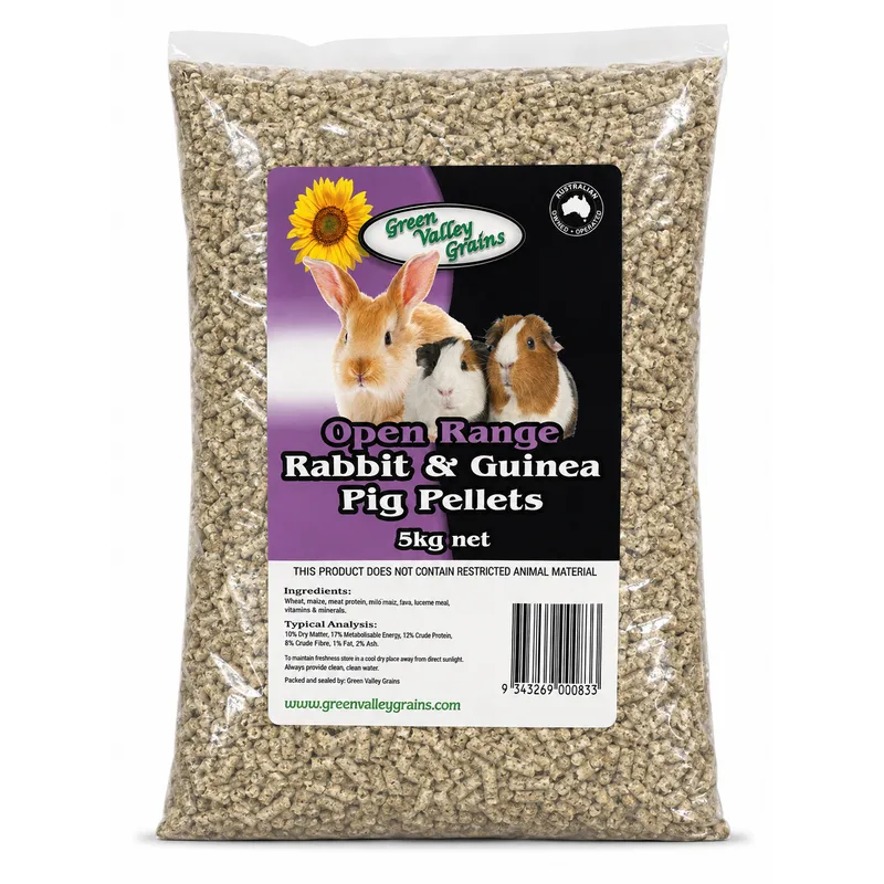 Green Valley Rabbit & Guinea Pig Pellets 5kg 5kg