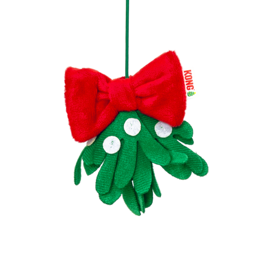 KONG Holiday Connects Window Mistletoe Cat Teaser Toy