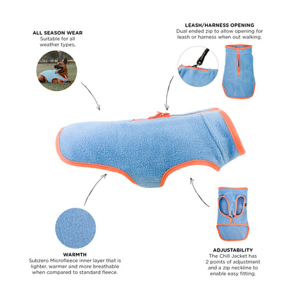 Huskimo Dog Coat Chill Blue