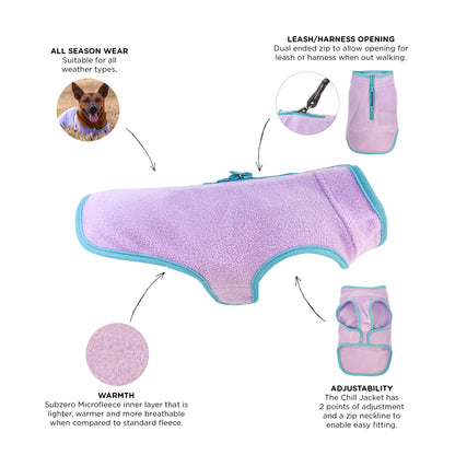 Huskimo Dog Coat Chill Mauve