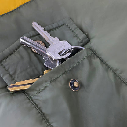 Huskimo Dog Coat Lightning Bolt Olive