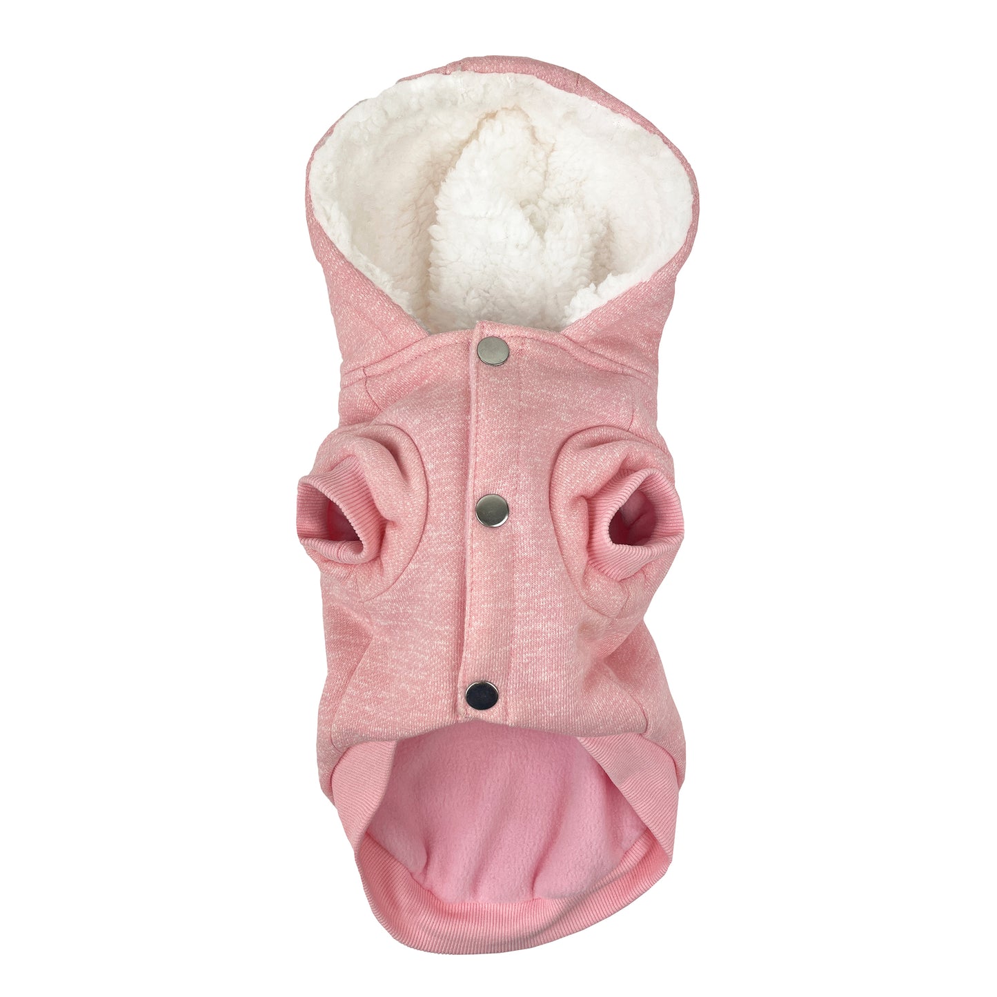 Huskimo Dog Hoodie Mt Snowy Rose Pink