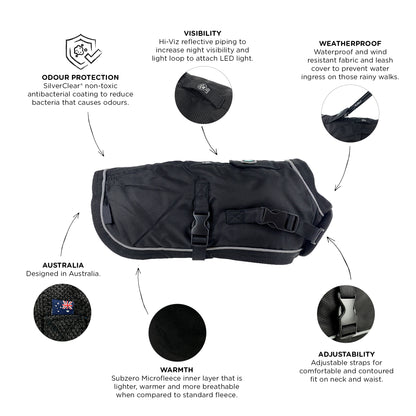 Huskimo Dog Coat Summit Pro Dark Sky