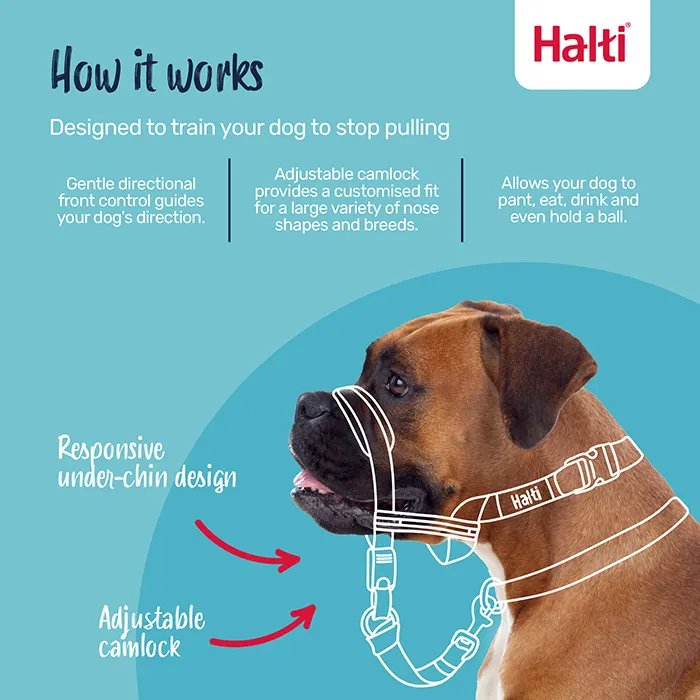 Halti Optifit Head Collar Black