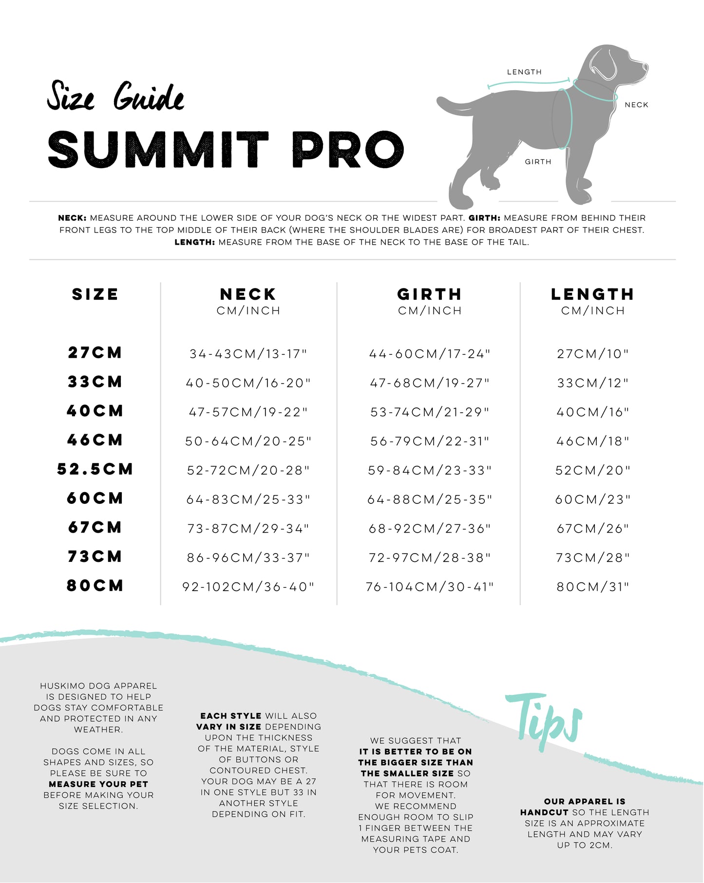 Huskimo Dog Coat Summit Pro Ningaloo
