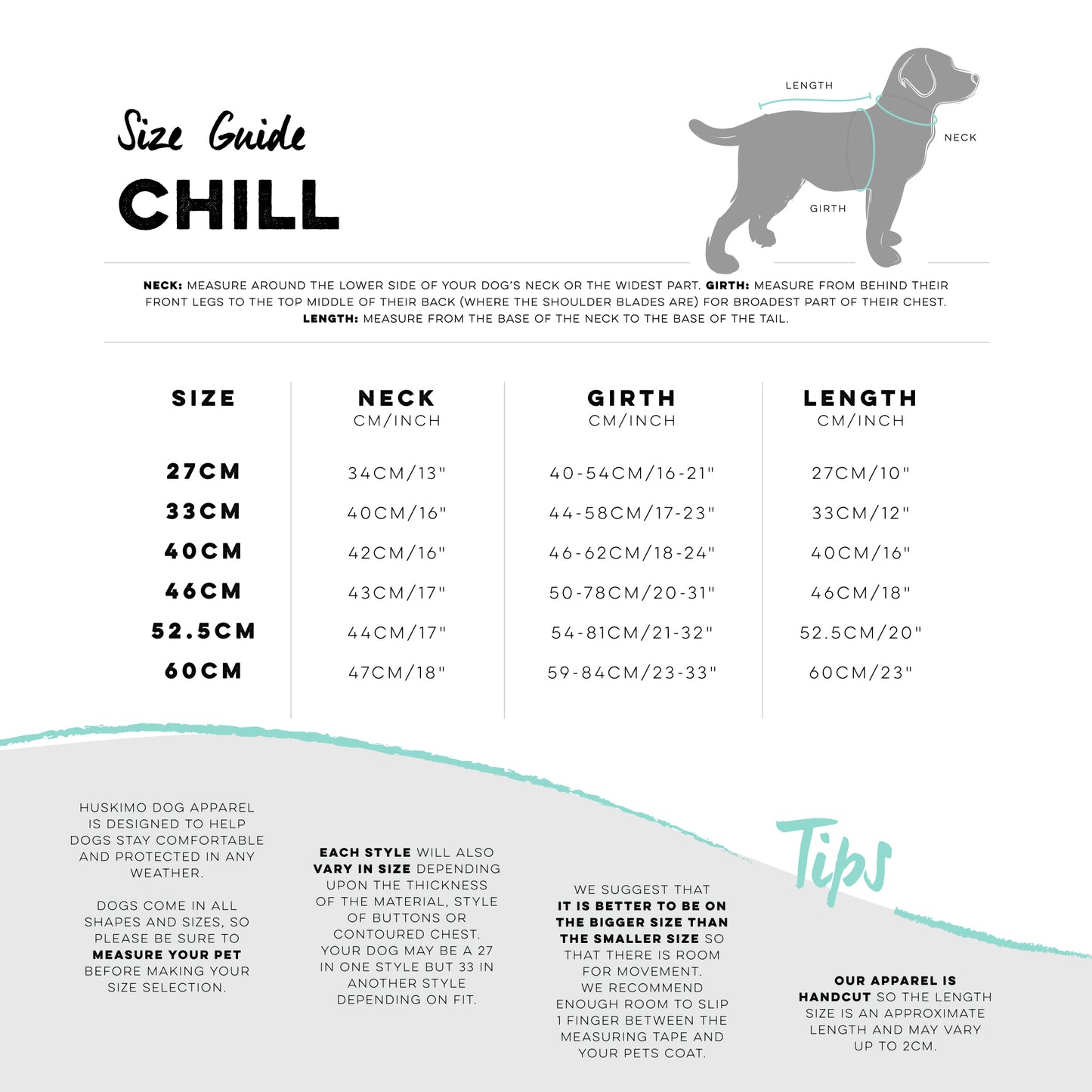 Huskimo Dog Coat Chill Blue