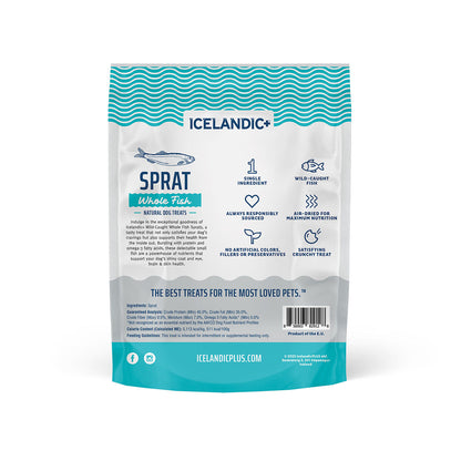 ICELANDIC+ Sprat Whole Fish Natural Dog Treats 57g