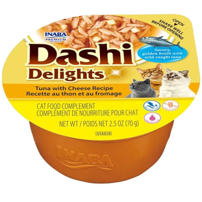 Inaba Dashi Delights Cat Treat Tuna with Salmon 70g