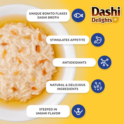 Inaba Dashi Delights Cat Treat Tuna with Salmon 70g