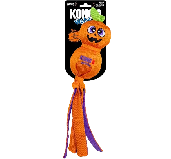 KONG Halloween Wubba Ballistic Jack-o-Lantern Large
