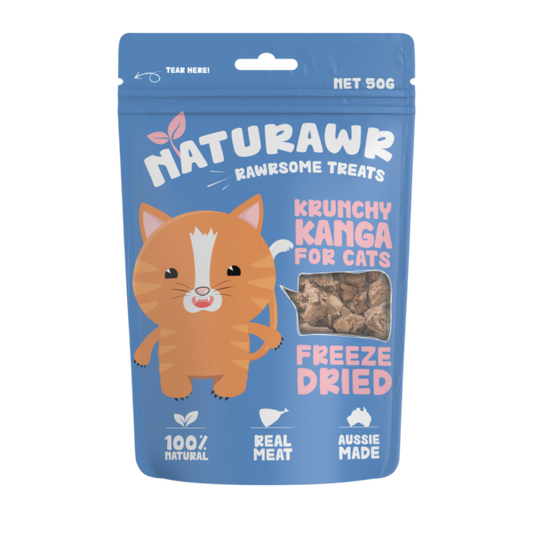 Naturawr Krunchy Kanga for Cats 50g