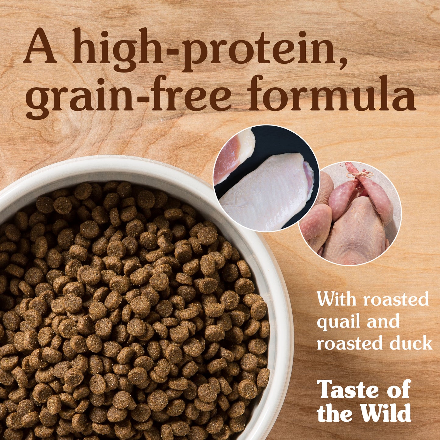 Taste of the Wild Lowland Creek Feline with Roasted Quail & Roasted Duck 2kg