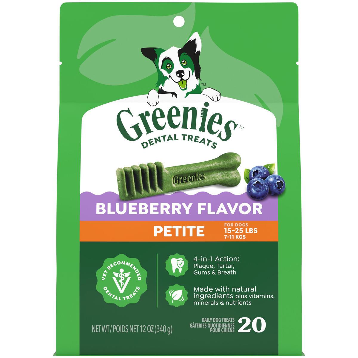 Greenies Blueberry Dental Chews 340g