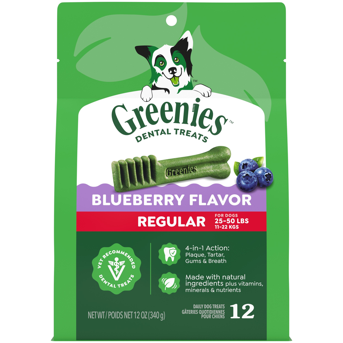 Greenies Blueberry Dental Chews 340g