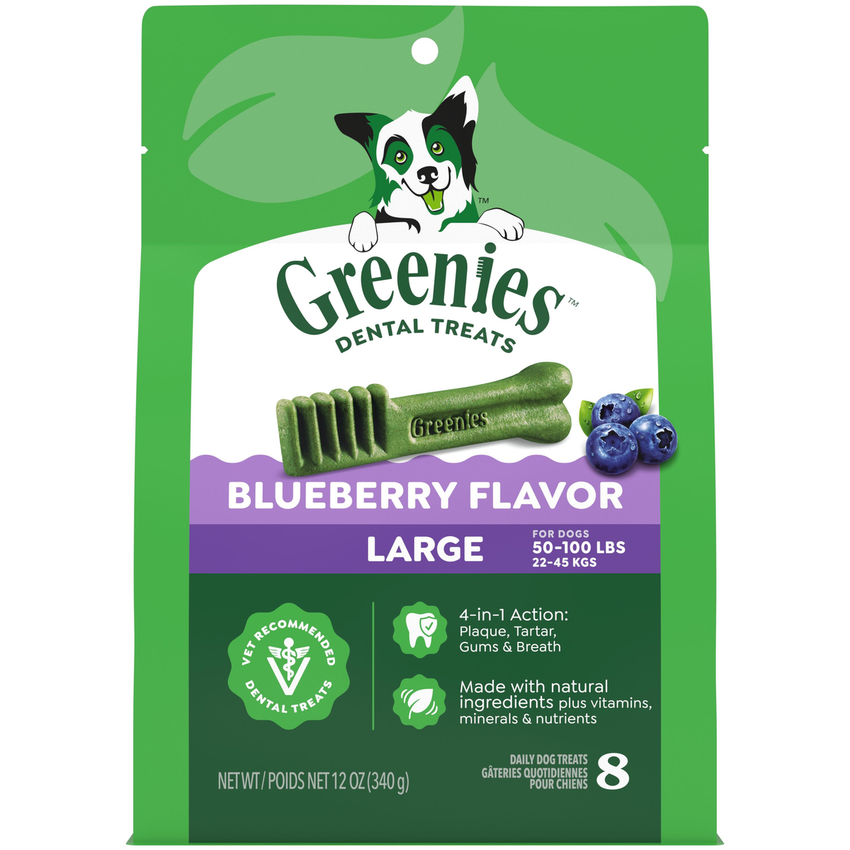 Greenies Blueberry Dental Chews 340g