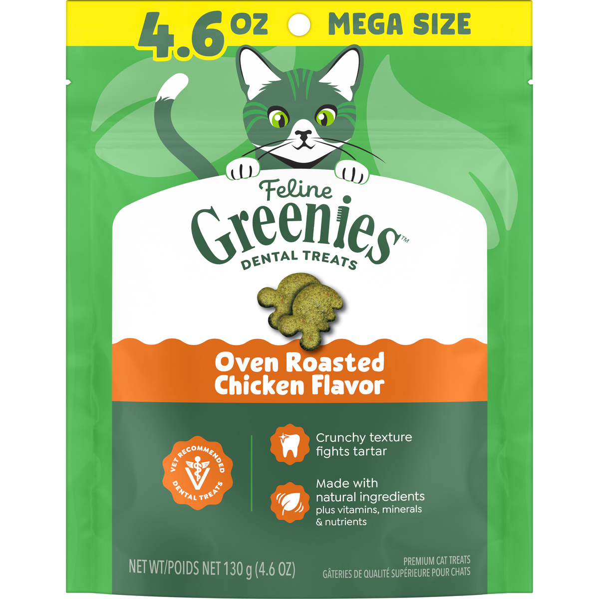 Greenies Feline Oven Roasted Chicken Cat Treats