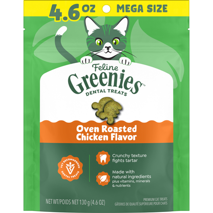Greenies Feline Oven Roasted Chicken Cat Treats