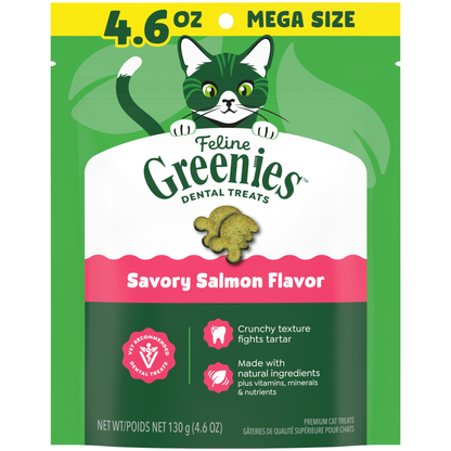 Greenies Feline Savory Salmon Cat Treats