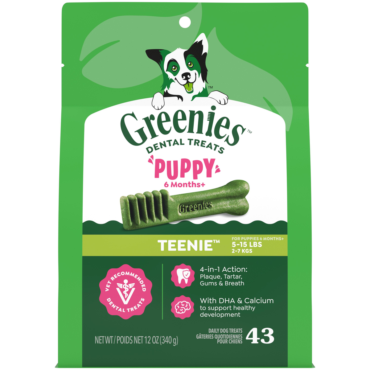 Greenies Puppy Dental Chews 340g