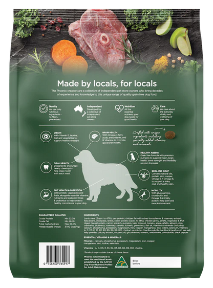 Phoenix Lamb & Sweet Potato Premium Grain Free Adult Dog Food