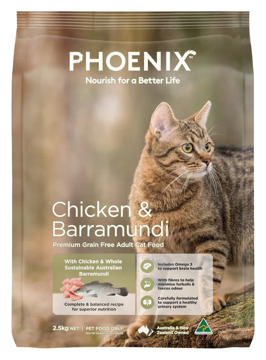 Phoenix Chicken & Barramundi Premium Grain Free Adult Cat Food