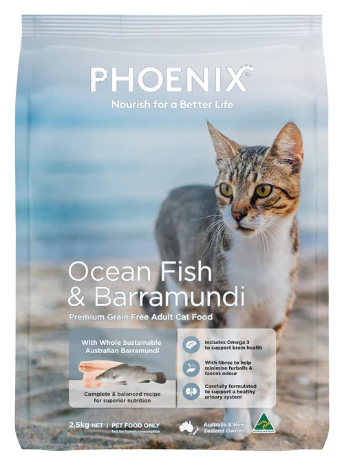 Phoenix Ocean Fish & Barramundi Premium Grain Free Adult Cat Food