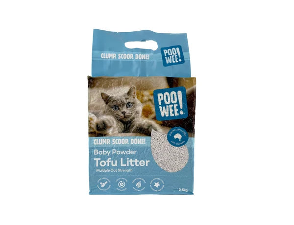 POOWEE! Cat Litter Tofu Baby Powder 2.5kg