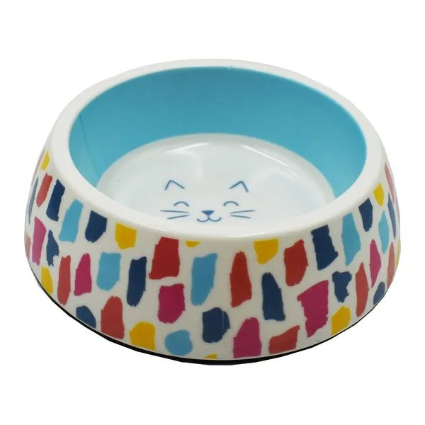 SimplyCAT Colourful Cats Cat Bowl 225mL