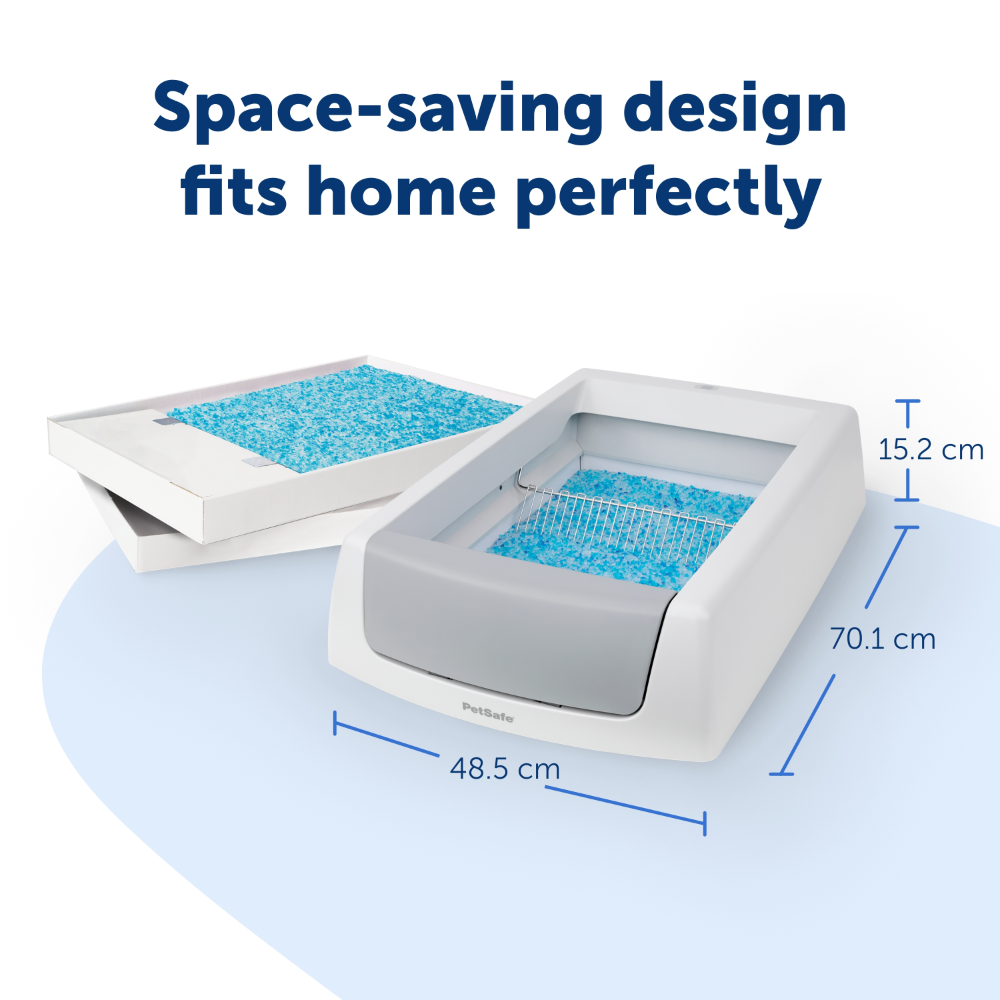 PetSafe Scoop Free Crystal Classic Self Cleaning Litter Tray