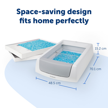 PetSafe Scoop Free Crystal Classic Self Cleaning Litter Tray
