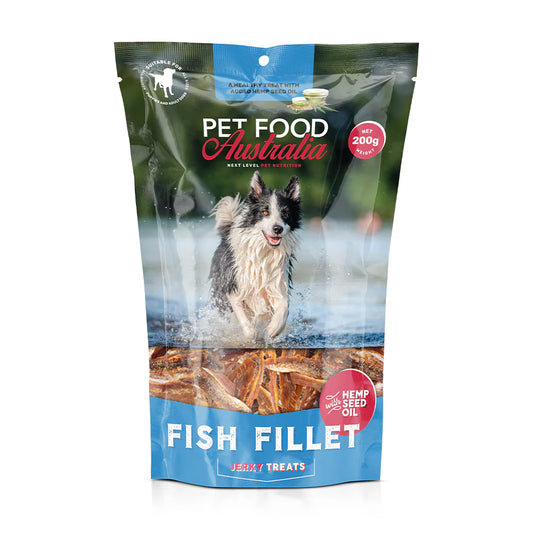 Pet Food Australia Australian Wild Caught Fish Fillet Jerky Treats 200g