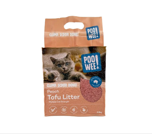 Poowee Tofu Litter Peach 2.5KG