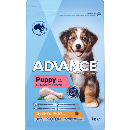 Advance Puppy Medium Breed Chicken with Rice Dry Dog Food